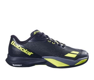 Buy Babolat Jet Mach 4 All Court Black Yellow at Sasom – Authentic and Ready to Ship