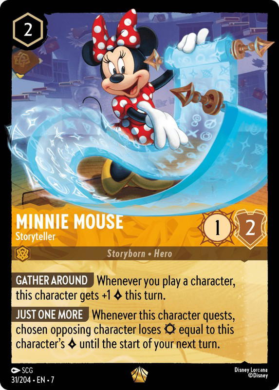 Disney Lorcana Disney Lorcana Minnie Mouse Storyteller L [31/204] Archazia's Island (EN)