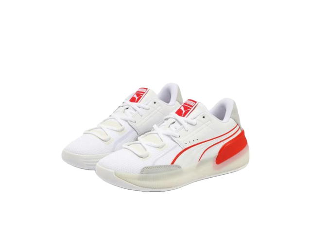 Puma Puma Clyde Hardwood White Red - view 3