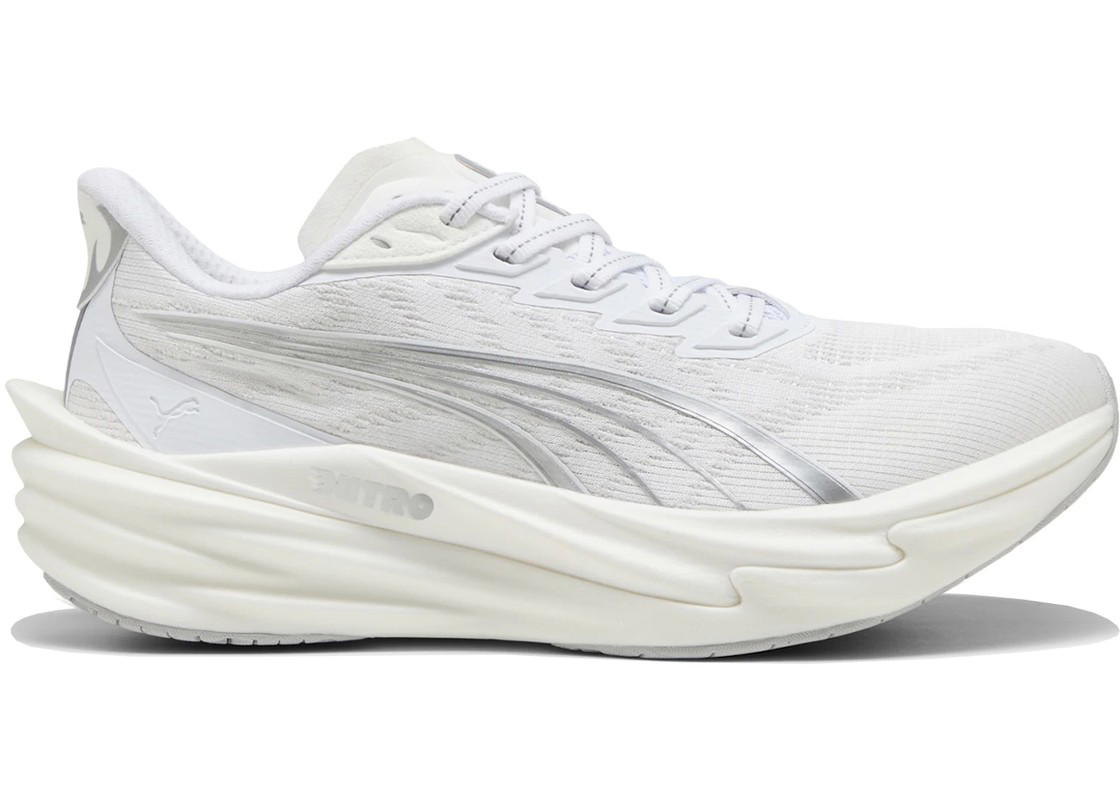 Puma Puma Deviate Nitro 4 White Feather Gray (Women's)