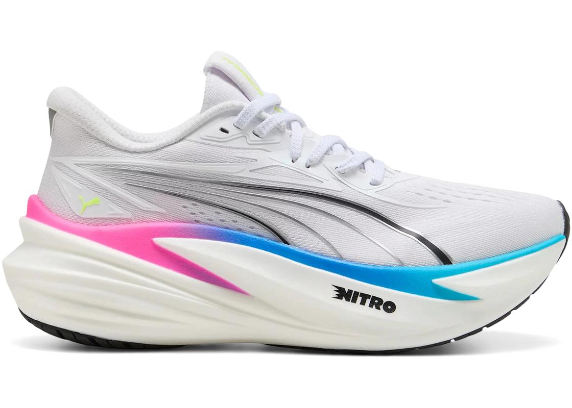 Puma Puma MagMax Nitro 2 White Ultra Blue Poison Pink (Women's)