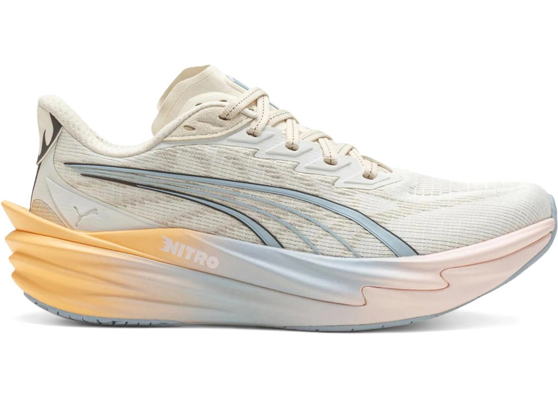 Puma Puma Deviate Nitro 4 White Lucite Vapor Gray (Women's)