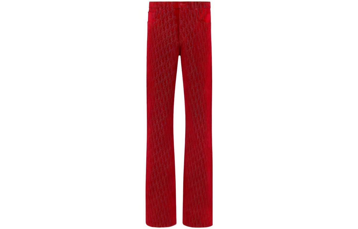 Dior Dior Jeans Men Red