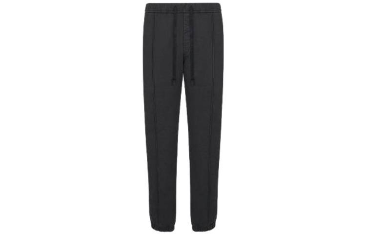 Dior Dior Knitted Sweatpants Men Black