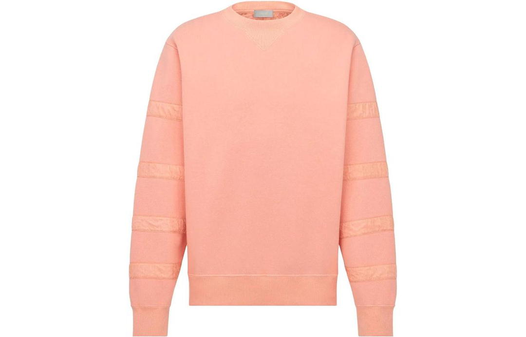 Dior Dior Sweatshirts Men Peach Pink