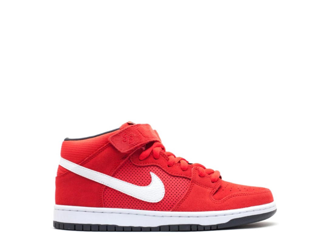 Nike Nike SB Dunk Mid Hyper Red White
