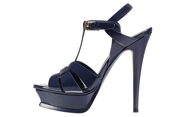 Saint Laurent Saint Laurent Tribute Strap Sandals Women's Blue