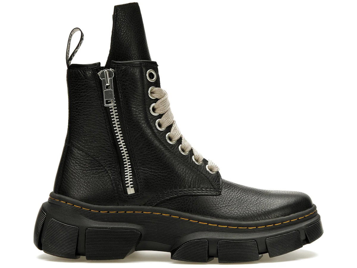 Dr. Martens Dr. Martens 1460 DMXL Jumbo Lace Zip Boot Rick Owens Black