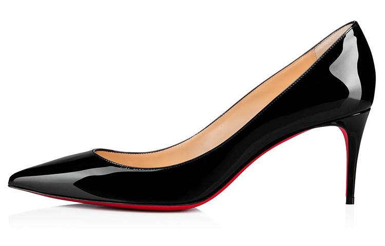 Christian Louboutin CL LUBOTING Slim Heel High Heels 7cm Women's Black brown red