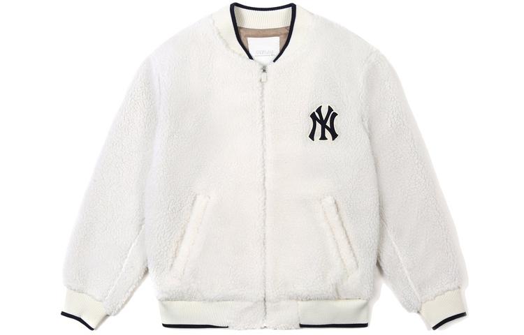 MLB MLB New York Yankees Velvet Jackets Unisex Ivory White