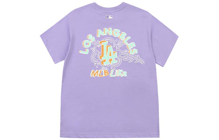 MLB MLB Drop Shoulder Sleeve T Shirt Unisex Purple