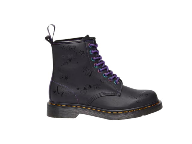 Dr. Martens Dr. Martens 1460 BT21 Leather Lace Up Boots Black - view 1