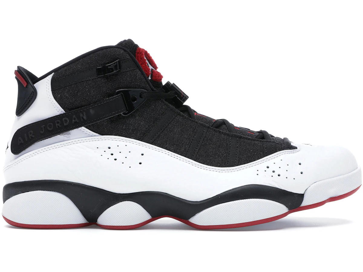 Jordan Jordan 6 Rings Black White Gym Red
