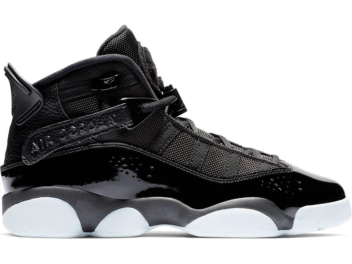 Jordan Jordan 6 Rings Black White (GS)