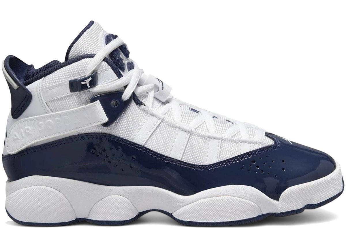 Jordan Jordan 6 Rings White Midnight Navy (GS)