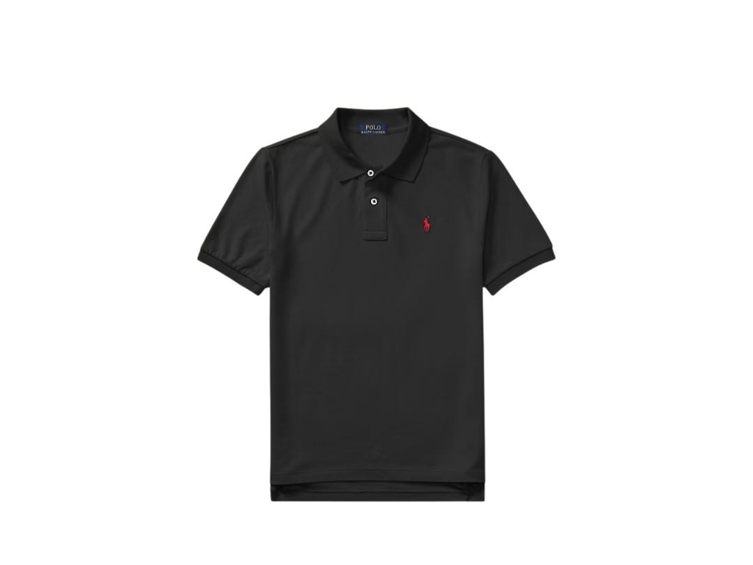 Polo Ralph Lauren Polo Ralph Lauren The Iconic Mesh Polo Shirt Black (Kids)