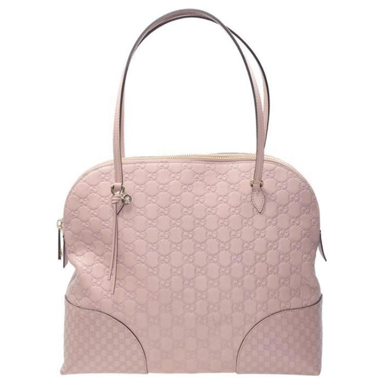 Gucci Gucci Cow Leather Shoulder Bag Crossbody Bag Women's Pink