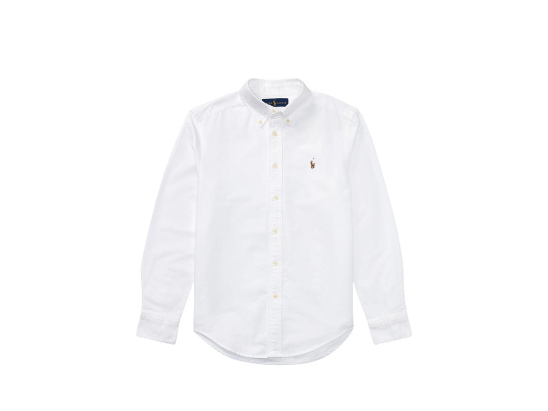 Polo Ralph Lauren Polo Ralph Lauren Iconic Oxford Shirt Boys Size White