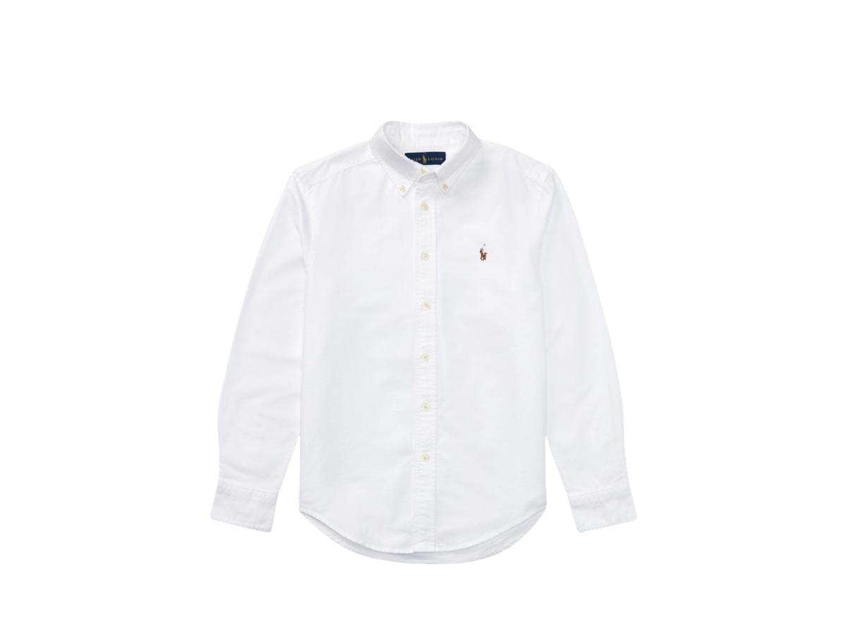 Polo Ralph Lauren Polo Ralph Lauren Iconic Oxford Shirt Boys Size White