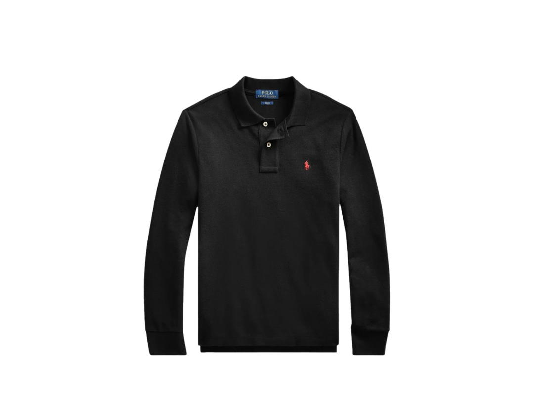 Polo Ralph Lauren Polo Ralph Lauren Slim Fit Cotton Mesh Polo Black