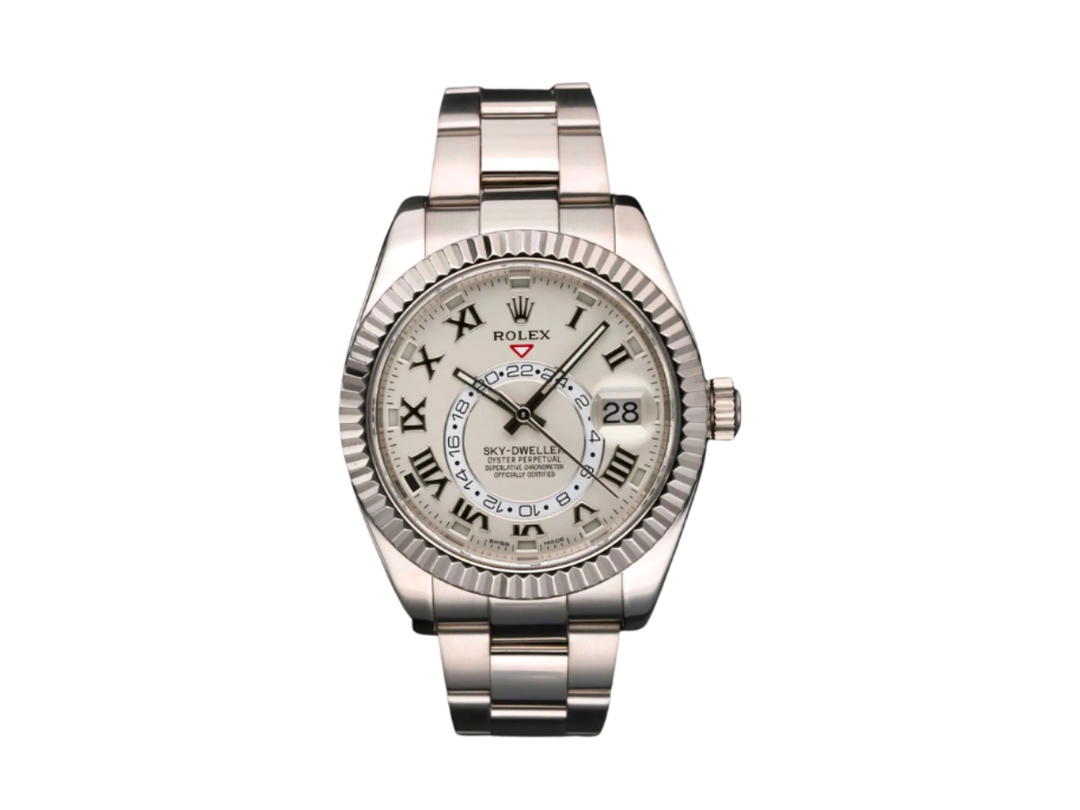 Rolex Rolex Sky-Dweller 42mm White Gold Ivory