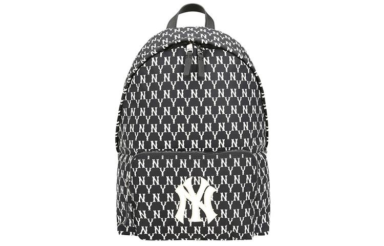 MLB MLB Polyester Backpack Large Size Unisex Black White
