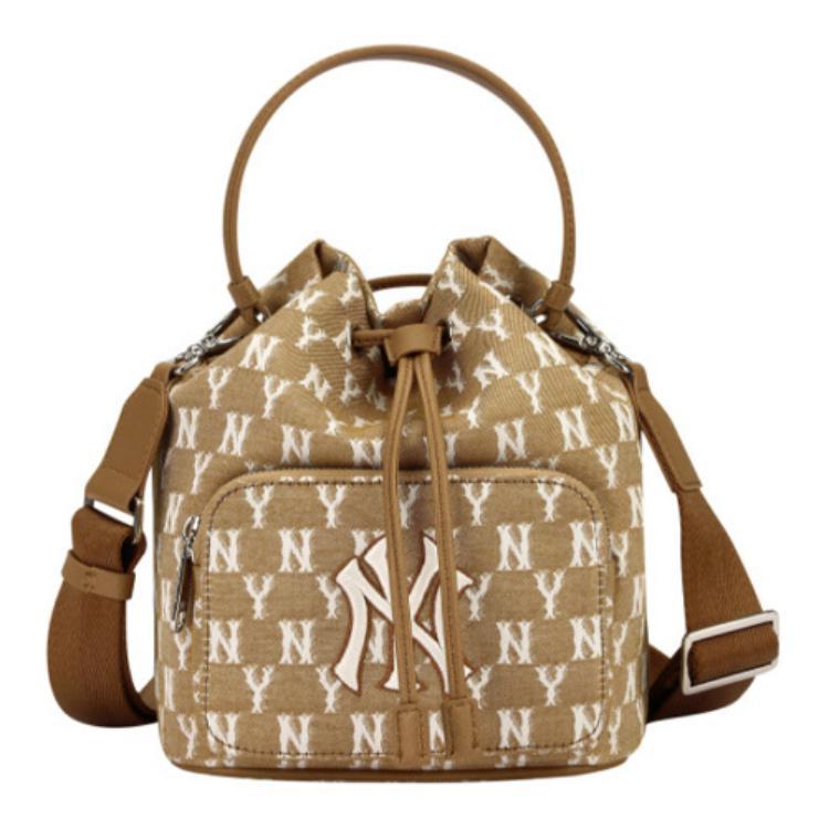 MLB MLB Polyester Bucket Bags Handbags Shoulder Bag Crossbody Bag Regular Women's Khaki