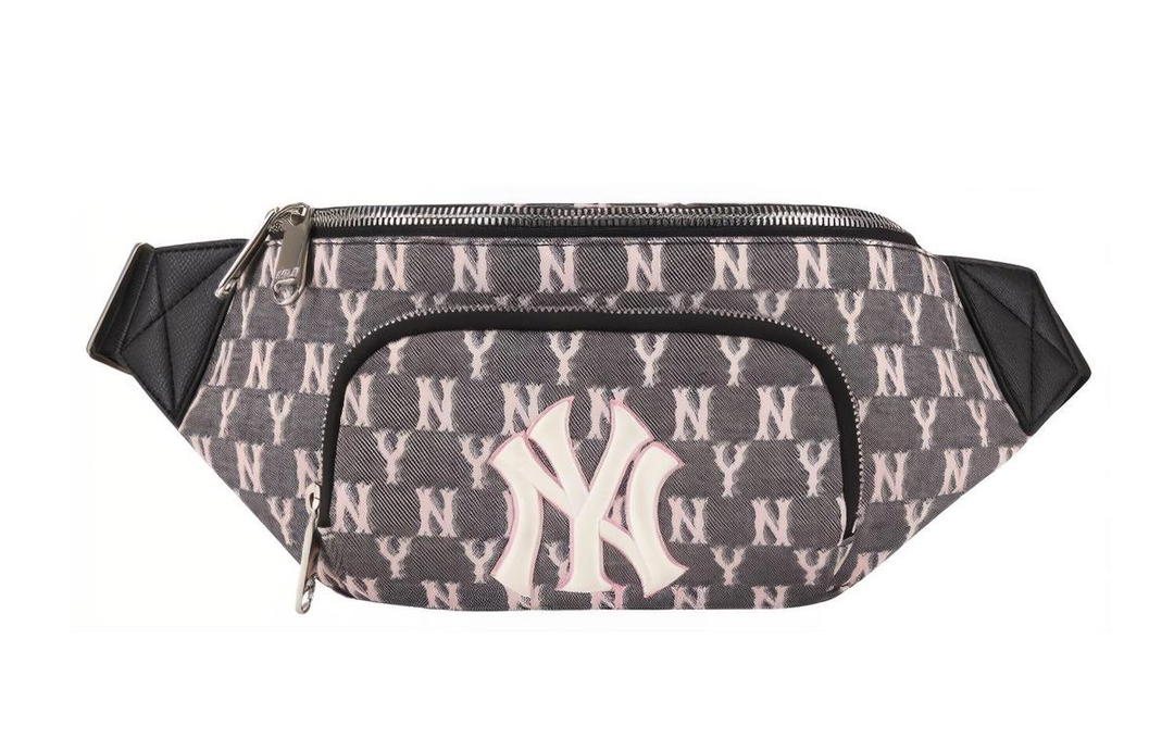 MLB MLB Monogram Collection Polyester Combo Bag Shoulder Bag Crossbody Bag Fanny Pack Regular Unisex Dirty Pink Print