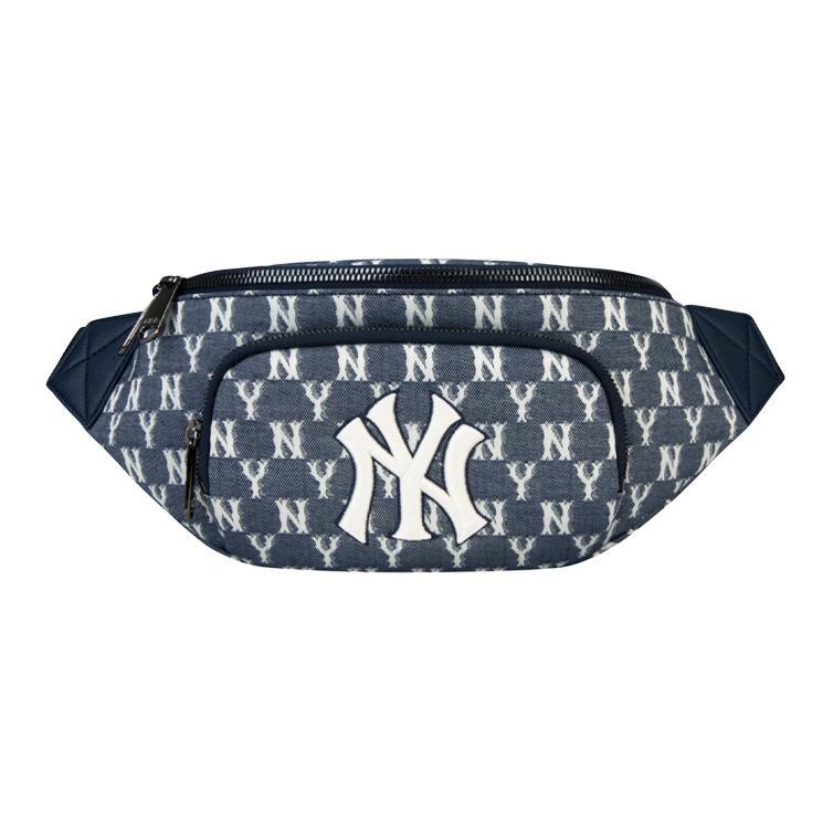 MLB MLB Monogram Collection Denim Combo Bag One Shoulder Sling Bag Fanny Pack Regular Unisex Denim Denim Blue