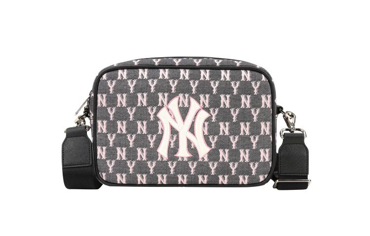 MLB MLB Monogram Collection Polyester Combo Bag Shoulder Bag Crossbody Bag Regular Women's Gray