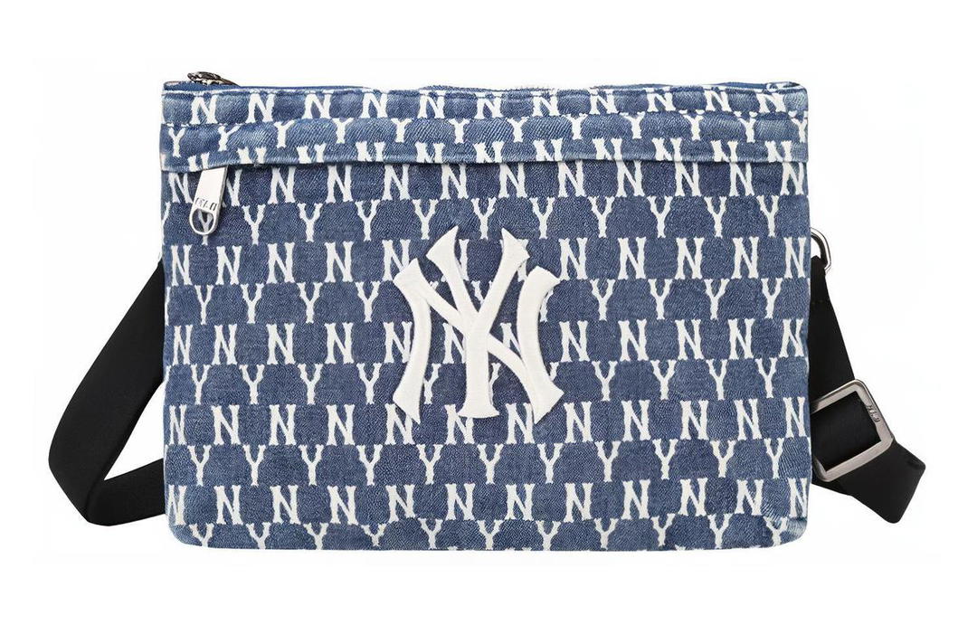MLB MLB Denim With Polyester Shoulder Bag Crossbody Bag Regular Unisex Denim Blue