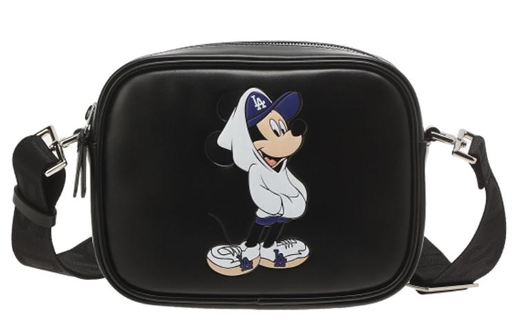 MLB MLB Disney Collaboration Leather Small Square Bag Shoulder Bag Crossbody Bag Regular Unisex Black
