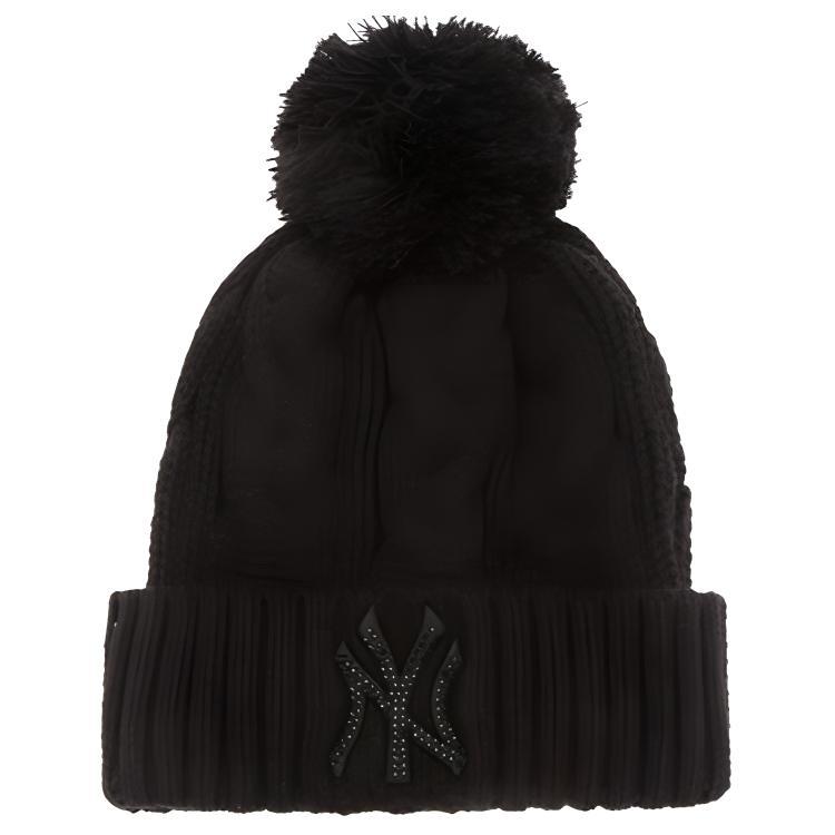 MLB MLB Polyester Beanies Unisex Black