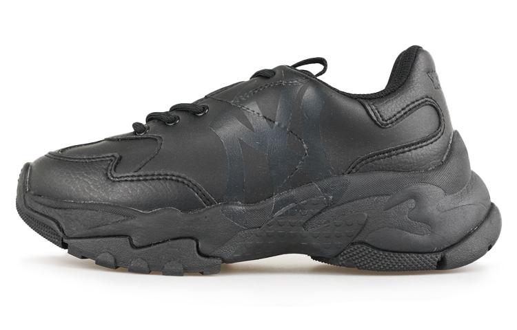 MLB MLB Big Ball Chunky Cushioned Slip-Resistant Lightweight Height Increasing Low-Top Chunky Sneakers Unisex Black