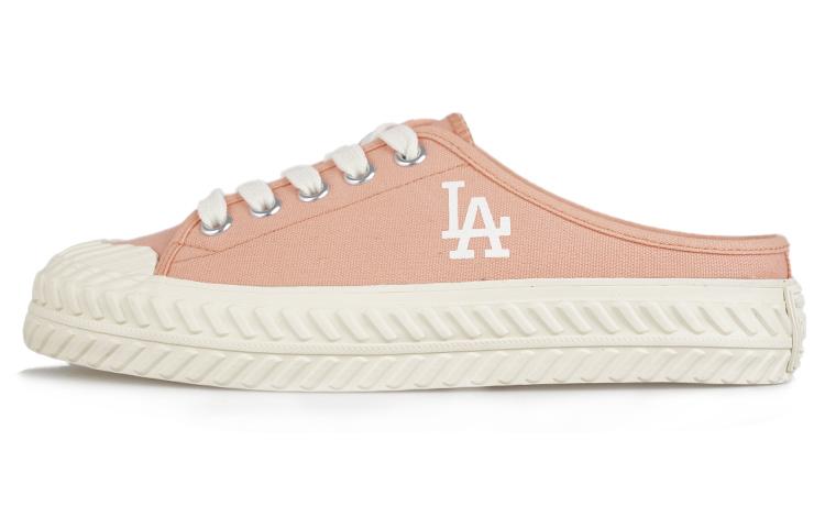 MLB MLB Playball Mule Play Ball Wear Resistant Slip Resistant Low Top Canvas Shoes Unisex Cherry Blossom Pink