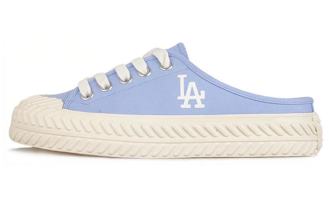 MLB MLB Playball Mule Anti Slip Wear Resistant Low Top Canvas Shoes Unisex Blue