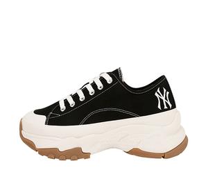 Buy MLB Chunky High Low New York Yanker Anti Slip Wear Resistant Low Top Canvas Shoes Unisex Black at Sasom – Authentic and Ready to Ship