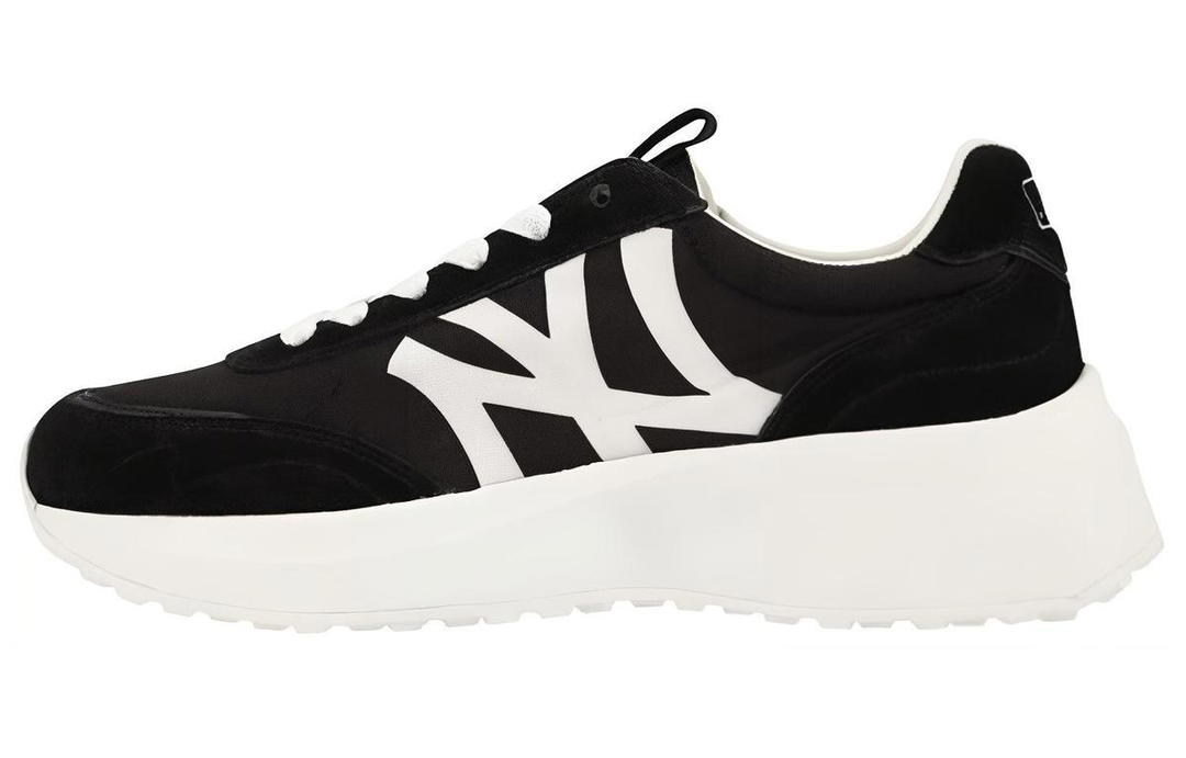 MLB MLB Chunky Jogger New York Yankees Anti-Slip Wear-Resistant Low-Top Chunky Sneakers Unisex Black White
