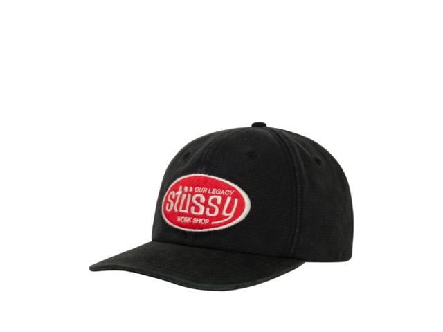 Stussy Stussy Our Legacy Work Shop Mid-Depth Cap Black - view 2
