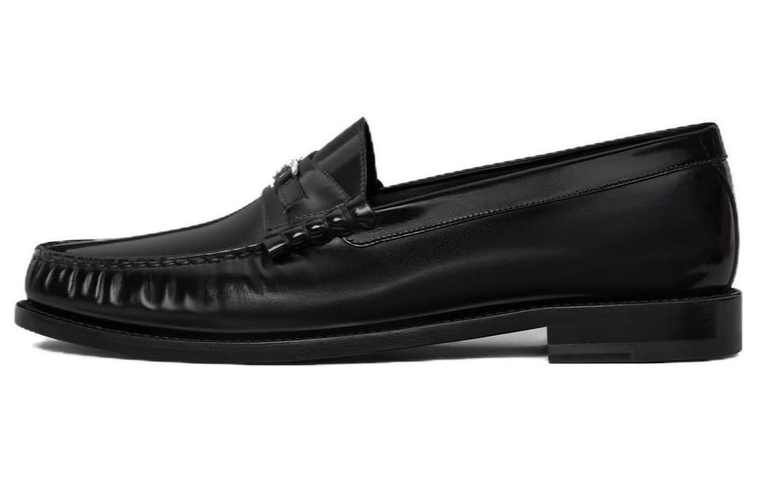 Celine Celine Triomphe Loafers Men's Black