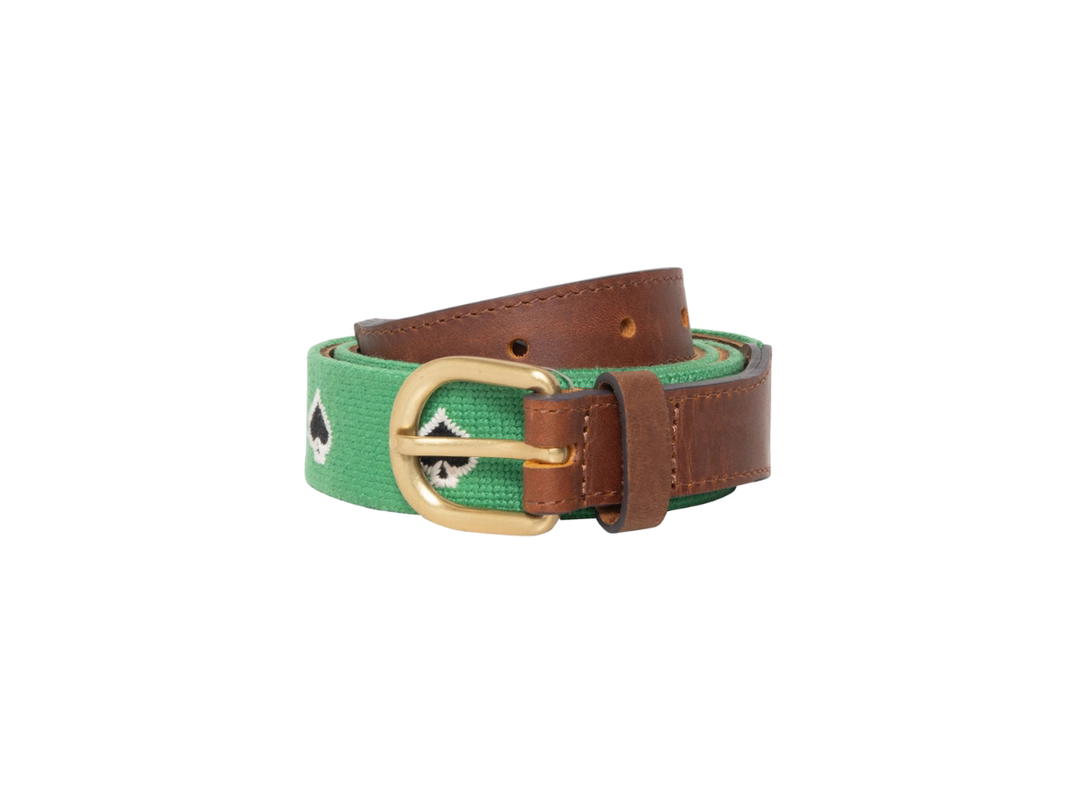 Stussy Stussy & Denim Tears Tears Needle Point Belt Brown