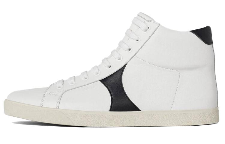 Celine Celine Triomphe Stylish Skateboarding Shoes Men's White Blue