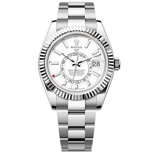Rolex Rolex Sky-Dweller Stainless Steel - White Gold / White / Oyster