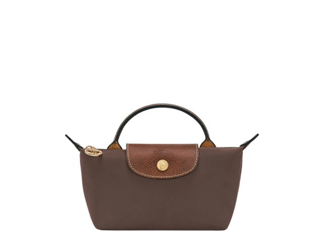 Longchamp Longchamp Le Pliage Original Pouch with handle Mocha - view 1