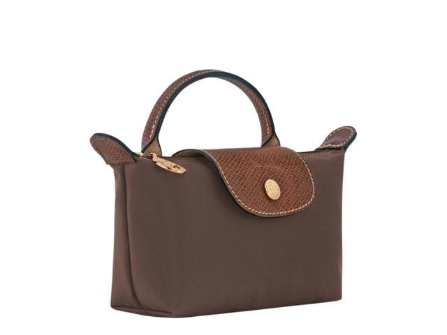Longchamp Longchamp Le Pliage Original Pouch with handle Mocha - view 2