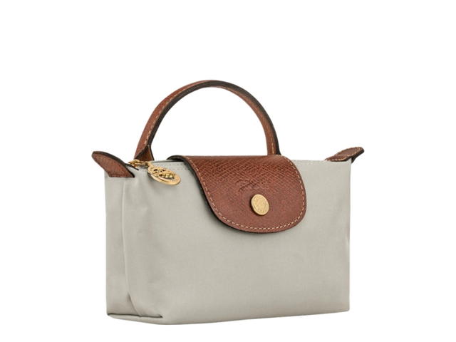 Longchamp Longchamp Le Pliage Original Pouch with Handle Pebble - view 2