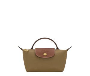 Buy Longchamp Le Pliage Original Pouch with Handle Olive at Sasom – Authentic and Ready to Ship