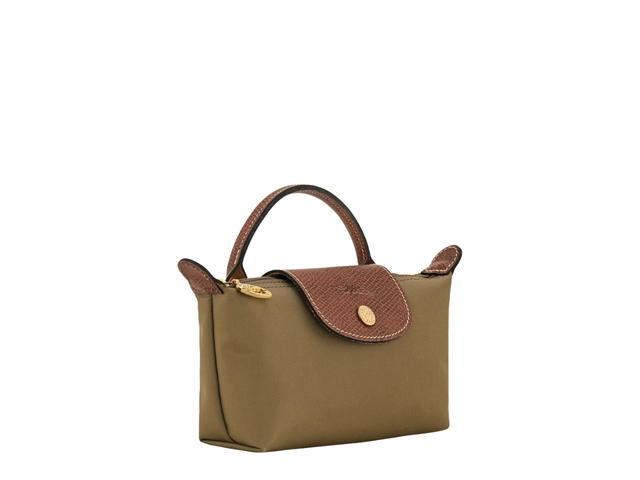 Longchamp Longchamp Le Pliage Original Pouch with Handle Olive - view 2