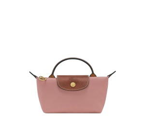 Buy Longchamp Le Pliage Original Pouch With Handle Pink Tea at Sasom – Authentic and Ready to Ship
