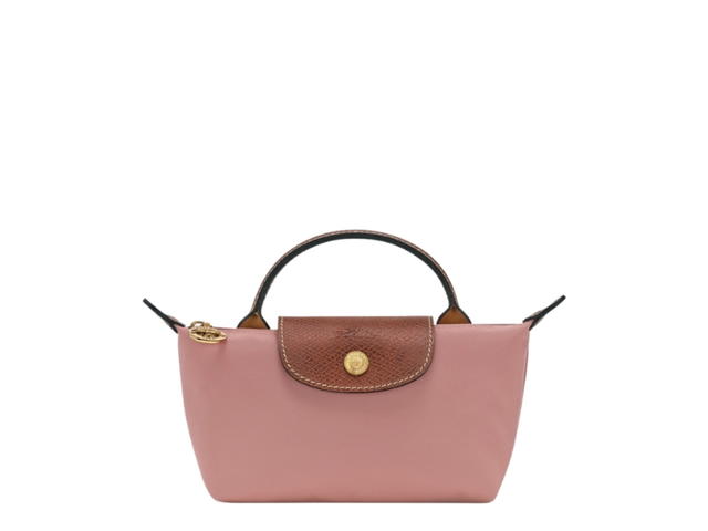 Longchamp Longchamp Le Pliage Original Pouch With Handle Pink Tea - view 1